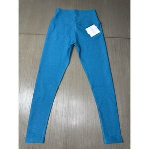Beyond Yoga Spacedye Midi High Waisted Legging, Heather Blue  , Size Medium